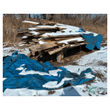 Wagon and rough sawn lumber -buyer must take everything