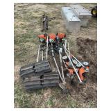 (5) Stihl Weed Whips & (1) Stihl multi-whip w/ attachments, row:10