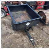 Metal tow behind lawn cart, row:4