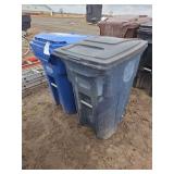 (2) trash hoppers, row:4