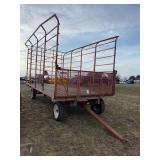 hay kicker wagon, row: 3