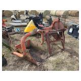 Dearborn buzz saw 3 pt. & 3 pt. bucket scoop, row:8