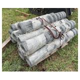 (10) Rolls wire fence 48" T x 330
