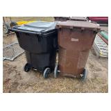 (2) trash hoppers, row:4