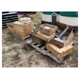 (2) Pallets with electrical parts & hoses, row:10
