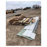 Stack of building supplies, row: 5