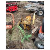 3 pt. Power ditcher PTO driven & 3 pt. Trencher plow, row:8