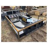 AGT 6' Skid Steer quick attach brush hog, row:8
