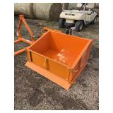 Tractor 3 pt. carry all dump box, row:8