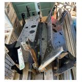 (4) 33' cross members, bldg:green