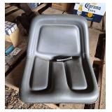 Lawn and garden tractor seat, came off of JD tractor,bldg:locked