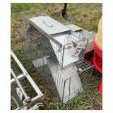 (2) Live traps, row:11