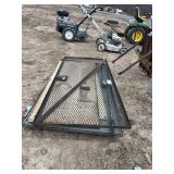 (3) Sheets of steel, (1) tool cage door, row: 5