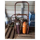 Acetylene Torch kit with cart, bldg:locked
