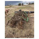 John Deere Rotary Hoe 10ft 3pt hitch, row: 7