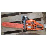 Husqvarna 450 chain saw, bldg:green