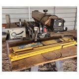 10' Radial Arm Saw, 10' table saw, bldg: locked .