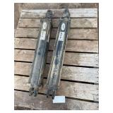 (2) hydraulic cylinders 4' x 24 stroke, row: 6