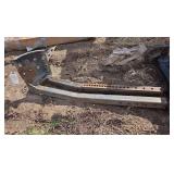 Set of tow truck wheel lift arms, row:4