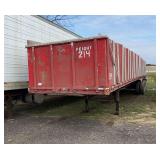 1984 Vulcan Flatbed Trailer w/sides 45', row:1