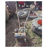 Vintage Chore master one wheel garden tractor, row:4