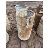 (2) steel propane tanks 5 gallon, row:4
