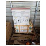 US Stove Woodstove & Duravent chimney kit, bldg:green