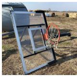Adjustable basketball hoop & backboard, row:10