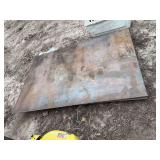 (3) Sheets Steel 1/4' x 4'x 6', row: 5