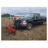 2004 Ford F250 with Western Snow Plow,K, Row: 1