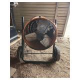 Dayton electric heater, bldg: locked