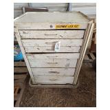 Assorted tools & hardware tool box, bldg:green