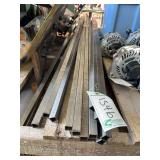 (14) pieces 1' square tube by 54 1/2', bldg:Green