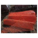 (3) rolls of snow fence, row:4