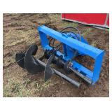 GIYI skid steer mount post hole digger with (2) auger bits, row:11