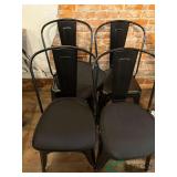 (4) Metal Chairs