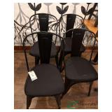 (4) Metal Chairs