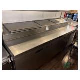 Delfield refrigerator prep station