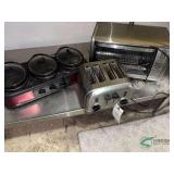 Toaster, Crockpot and Toaster Oven