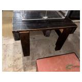 Heavy wooden table