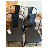 (4) Metal Chairs