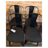 (4) Metal Chairs