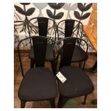 (4) Metal Chairs