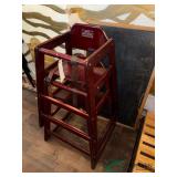 Pair of Wooden High Chairs