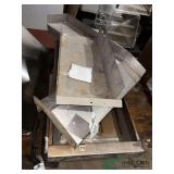 Stainless steel shelves