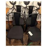 (4) Metal Chairs