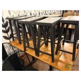 (6) Wooden Stools