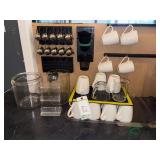 Coffee cups and expresso items