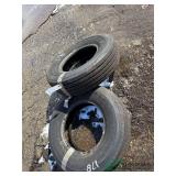 Pair of LT215/85R16 Steer Tires