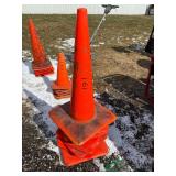 (8) Tall Cones